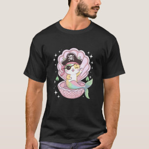Camiseta Fatia Lindo do Gato do Kit Mermaid Pirata Festa de