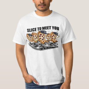 Camiseta Fatia Para Te Conhecer Pizza Engraçada