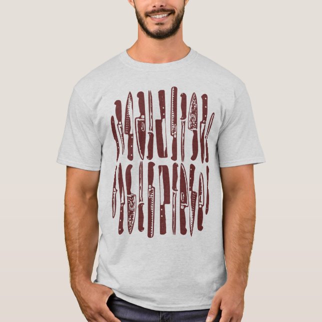 Camiseta Fatiado e Picado - Marrom (Frente)