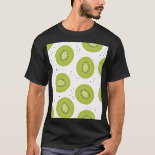 Camiseta Fatias de fruta de Kiwi, ilustração perfeita.