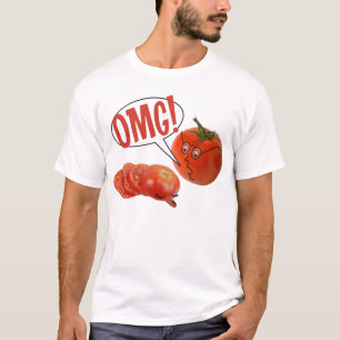 Camiseta Fatias do tomate de OMG