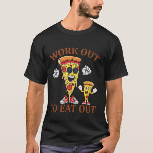 Camiseta Fatias engraçadas de pizza italianos amantes se ex