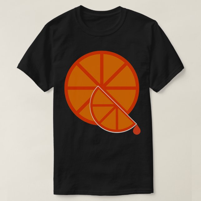 Camiseta Fatias Laranja (Frente do Design)