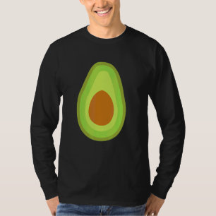 Camiseta Fato de Abacate Halloween Vegano Homens Mulheres