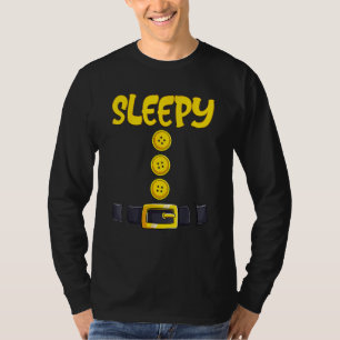 Camiseta Fato de Anão Sonolento de Halloween Anão Sonolento