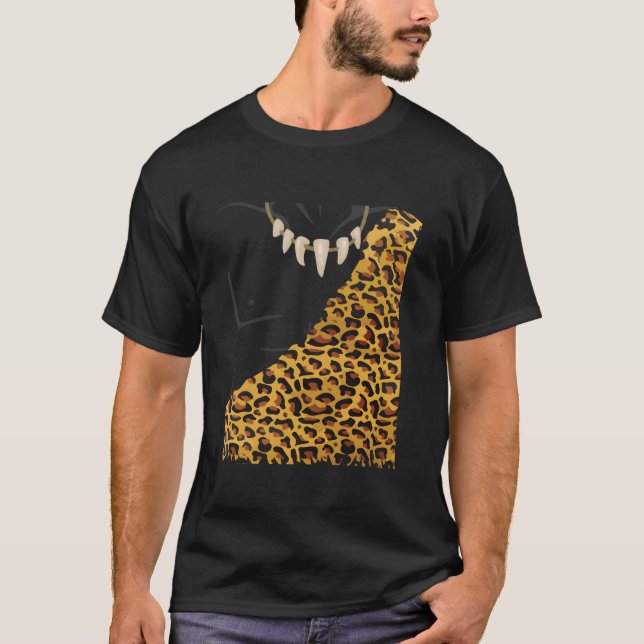 Camiseta Fato de Cosplay de Halloween de Caverna (Frente)