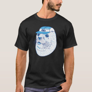 Camiseta Fato de Foca de Bebê Foca Leão-Marinho Foca Foca