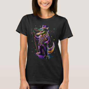 Camiseta Fato de Jacaré do Carnaval Mardigator para Homens