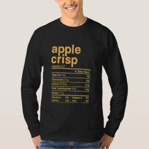 Camiseta Fato de Nutrição Crise da Apple - Ação de Graças
