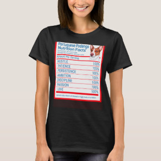 Camiseta Fato de Nutrição do Proprietário de Cachorro Poden