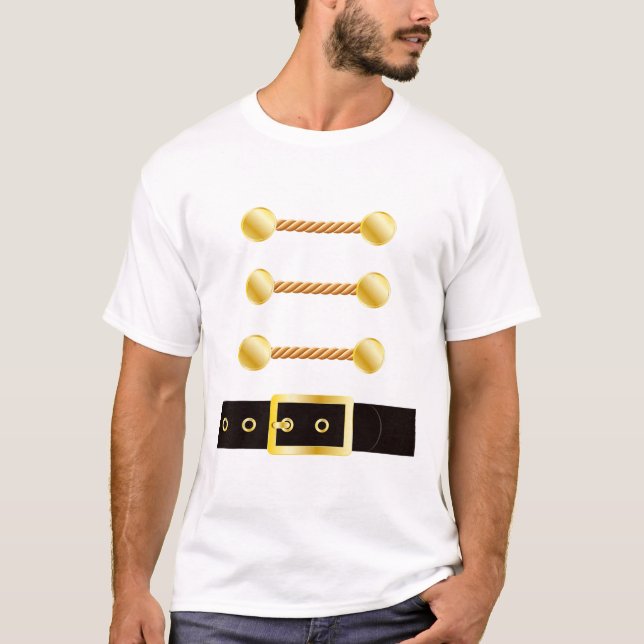 Camiseta Fato de Quebra-Nozes Uniforme Correspondente Solda (Frente)