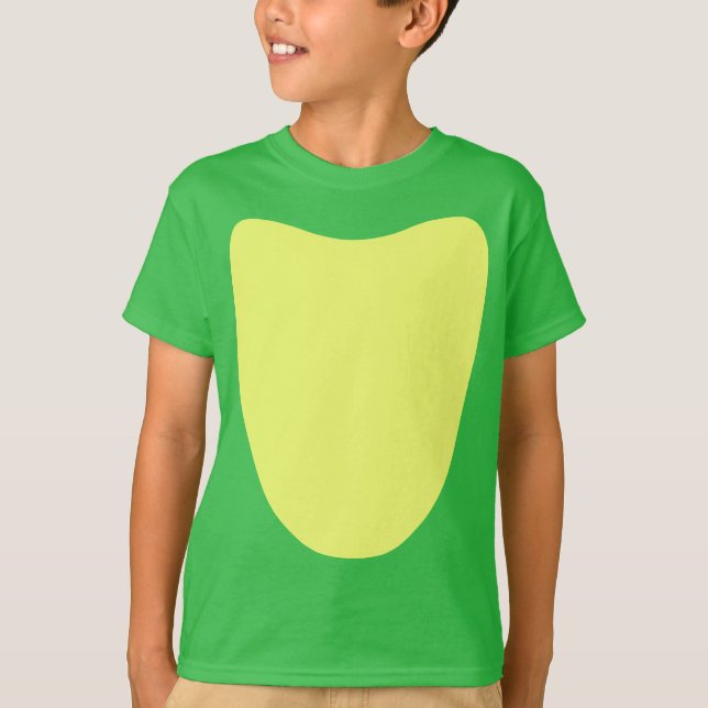 Camiseta Fato de Rã Crianças Rã (Frente)