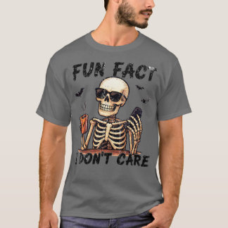 Camiseta Fato divertido, não me importo.