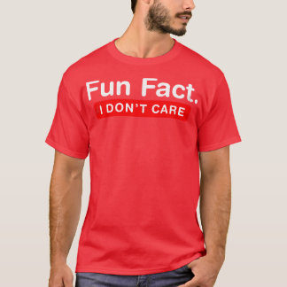 Camiseta Fato divertido não me importo