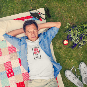 Camiseta Fato divertido que não me importo