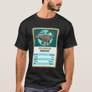 Camiseta Fato do Dinossauro do Diplodocumental da Placa Qua