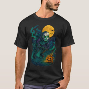 Camiseta Fato Esportivo de Hóquei no Gelo de Esqueleto para