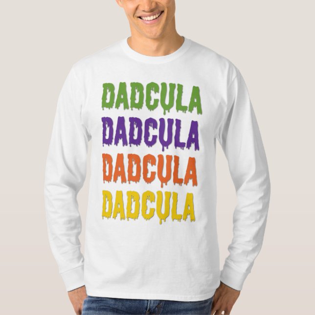 Camiseta Fato Genérico de Halloween da Fonte Pingando Dadcu (Frente)
