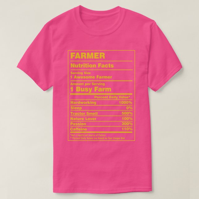 Camiseta Fatores Nutricionais (Frente do Design)