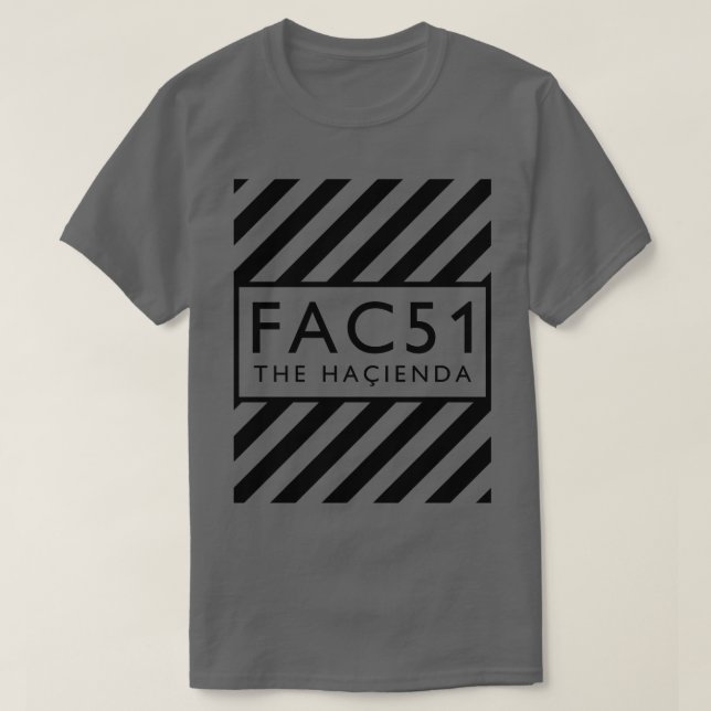 Camiseta Fatory Records Hacienda FAC51 (Frente do Design)