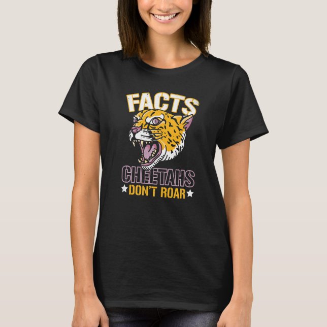 Camiseta Fatos Cheetahs Não Rodam Zookeeper Selvagem Zooke (Frente)