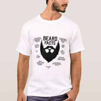Camiseta Fatos da barba (preto)