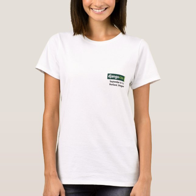 Camiseta Fatos da nutrição de Django para mulheres (Frente)