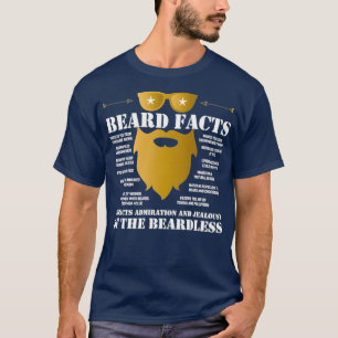 Camiseta Fatos de barba do homem sem barba