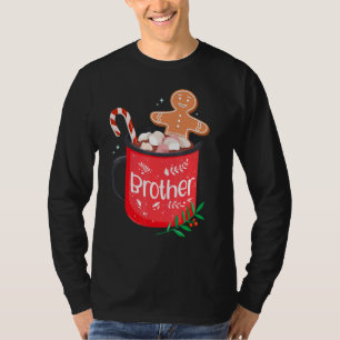 Camiseta Fatos De Natal Com Mug De Cacau Da Família Com Doc