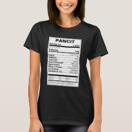 Camiseta Fatos de Nutrição de Pânico