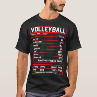 Camiseta Fatos de Nutrição de Voleibol 2