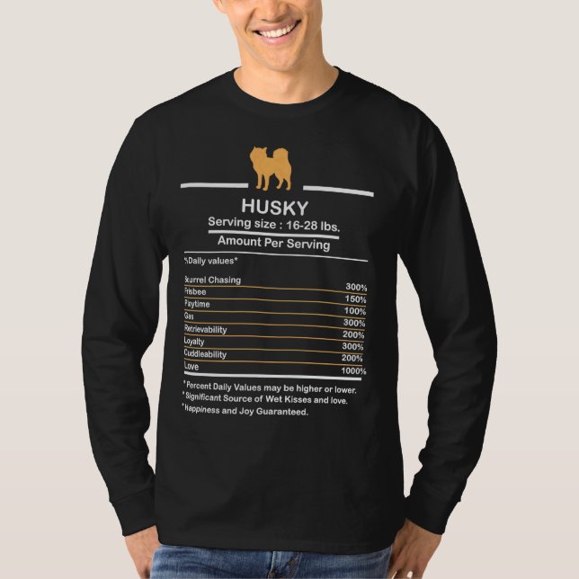 Camiseta Fatos de Nutrição do rouco (Frente)