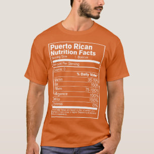 Camiseta Fatos de Nutrição em Porto Rico 2