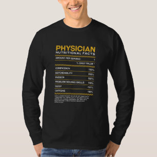 Camiseta Fatos de Nutrição Médica Fatos de Nutrição Médica