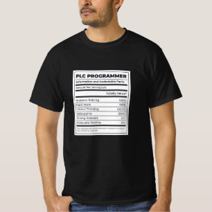 Camiseta Fatos de Programação Engraçados do Programador PLC