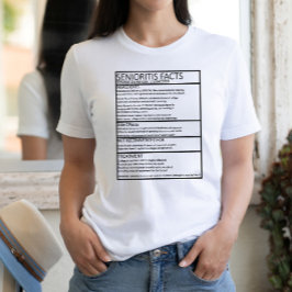Camiseta Fatos de sensibilidade/graduação