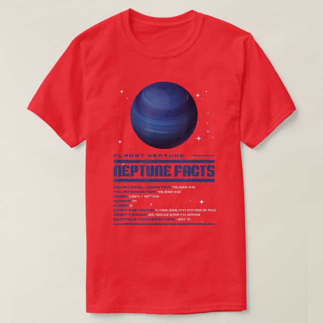 Camiseta Fatos do Netuno (Frente do Design)