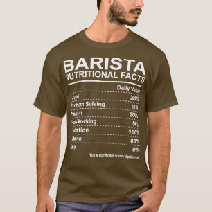 Camiseta Fatos Nutricionais Baristas