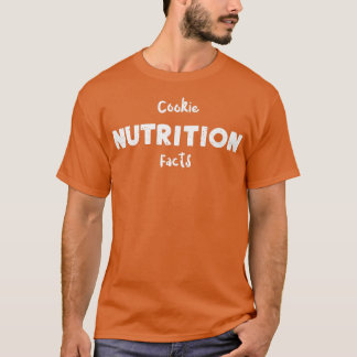 Camiseta Fatos Nutricionais de Biscoito de AssarAção de Gra