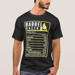 Camiseta Fatos Nutricionais de Corredora de Barril Rodeio C