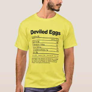 Camiseta Fatos Nutricionais de Fatos de Figurino de Ação