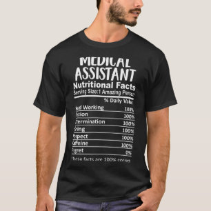 Camiseta Fatos Nutricionais do Assistente Médico