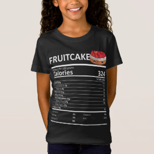 Camiseta Fatos Nutricionais do Bolo de fruta, Ação de Graça