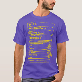Camiseta Fatos Nutricionais Esposa