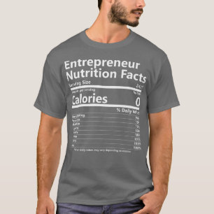 Camiseta Fatos Nutricionais Motivação do Sucesso Empresaria