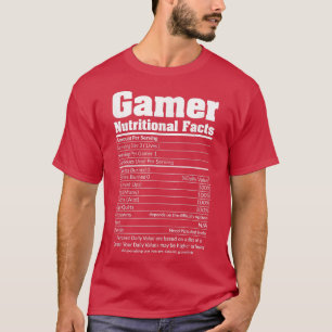 Camiseta FATOS NUTRICIONAIS PARA JOGOS Legal Jogo Fu