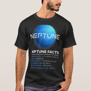 Camiseta Fatos sobre Netuno - Astronomia Espacial Planeta A