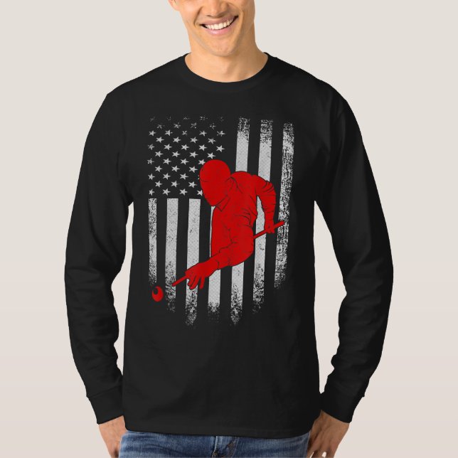 Camiseta Faturação| Presente do American Flag Billiards (Frente)
