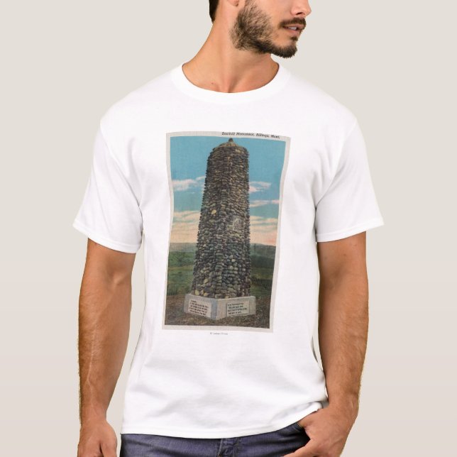 Camiseta Faturamentos, TA - vista do monumento de Boothill (Frente)