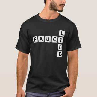 Camiseta Fauci Lied Word Tiles